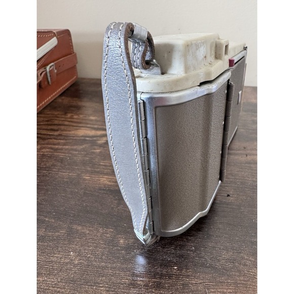 Vintage Polaroid Highlander Land Camera Model 80B With Case Manual & Accessories - Picture 14 of 16